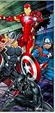 toallas playa infantiles disney  Toalla de playa para niños de Marvel Avengers de Disney , 100% poliéster , Secado rápido, ultra suave y grande 70x140 cm