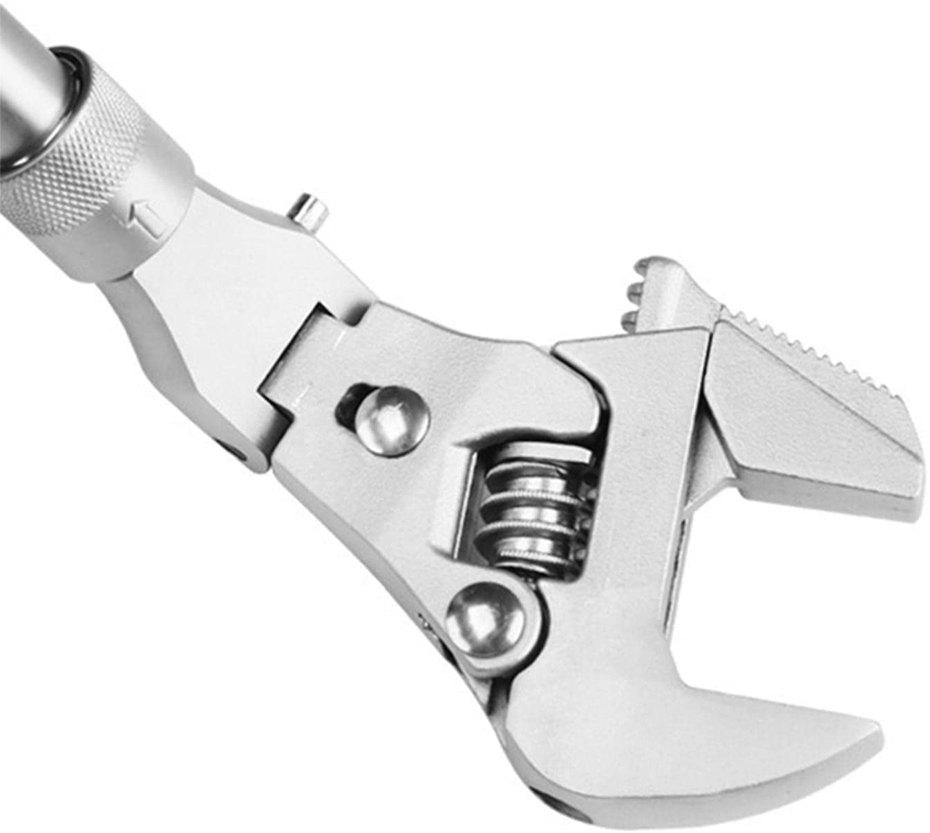 Llave de Llave de Llave de Llave combinada de trinquete, 5 en 1 Llave de Bloqueo Anti -Mecanismo Herramienta Manual de 10 Pulgadas
