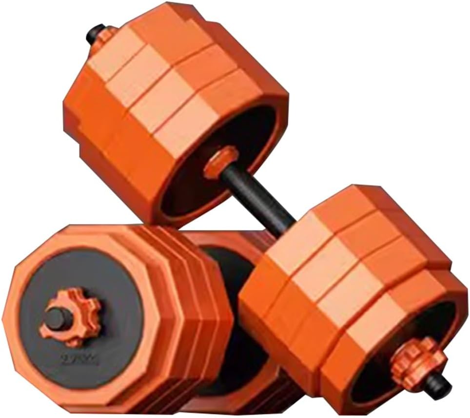 Adjustable Dumbbell Set Men’s Strength Training Adjustable Weight, Home Fashionable Abdominal Muscle Exercise Barbell, Anti-roll 12-sided Design, Fitness Equipment
