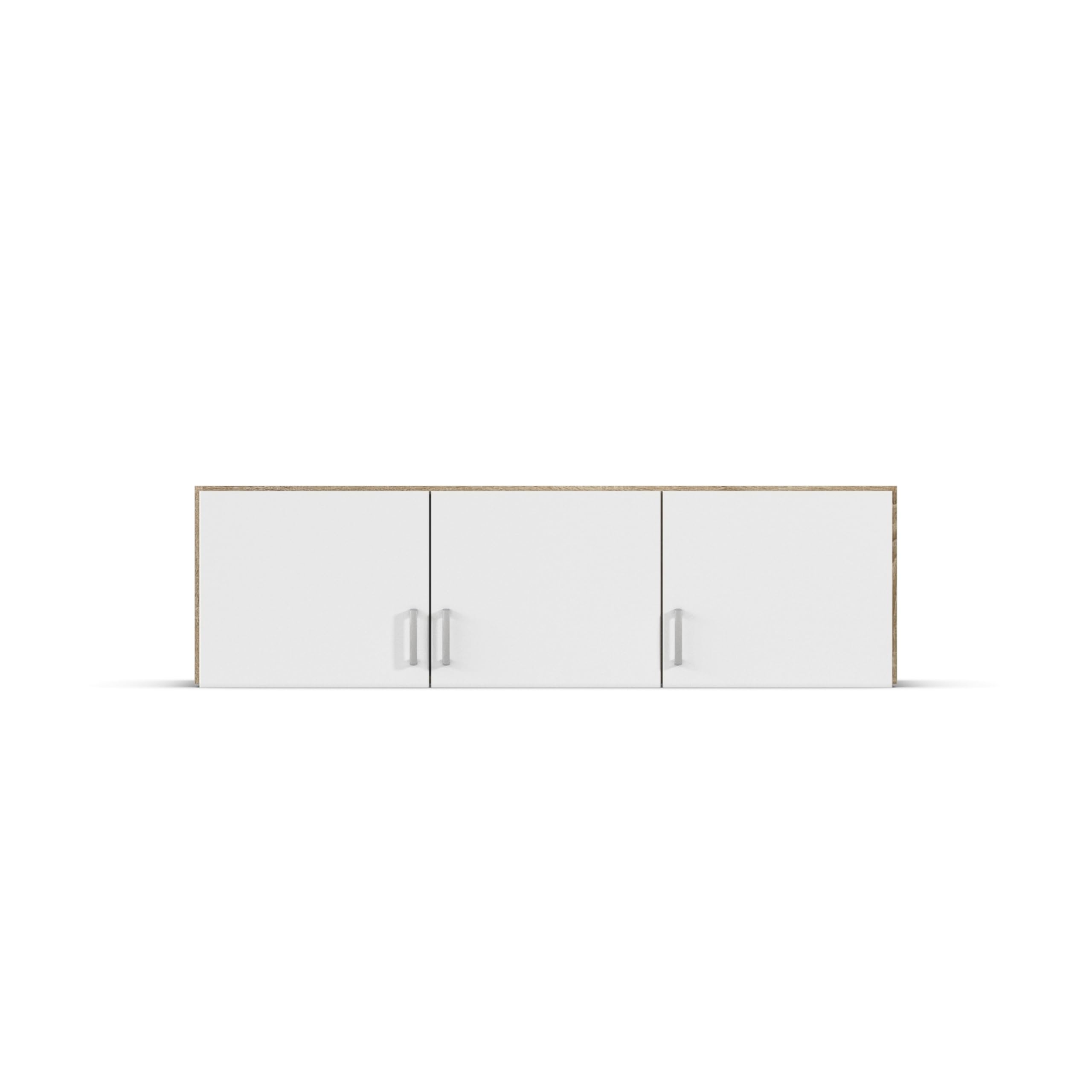 Rauch Möbel Bremen, Aufsatzschrank, Farbe Weiß/Eiche Sonoma, Breite 136 cm