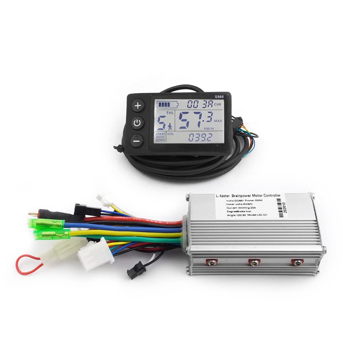 Amazon | L-fast 電動バイク LCDディスプレイ モーターコントローラー