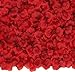 BESKIT Artificial Silk Rose Petals for Romantic Night, Wedding, Party, Anniversary Flower Decorations (Dark Red, 2100 PCS)