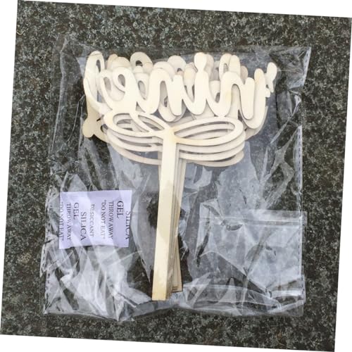 Numéro de table en bois de bambou Cabilock avec support stable pour mariage chic - 4