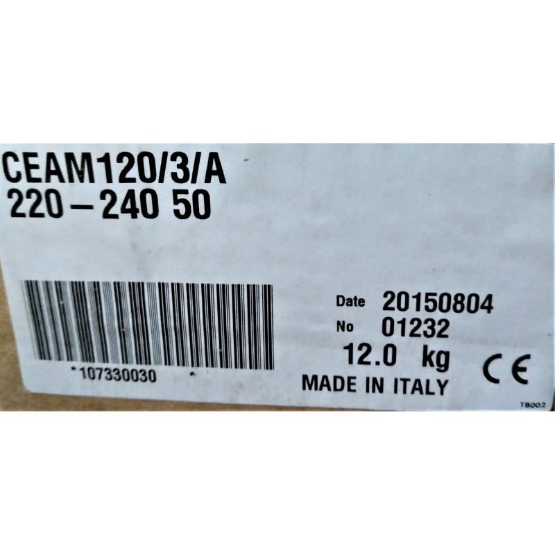 Lowara CEA Pompe Centrifuge Inox CEAM120/3/A 0,55KW 0,75HP 1x220-240V 50hz