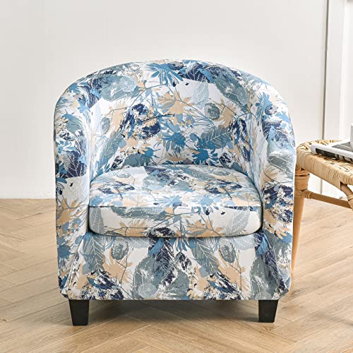 Jinayana Tub Chair Covers 2 Piece, High Stretch Bucket Chair Slipcover - Image 2