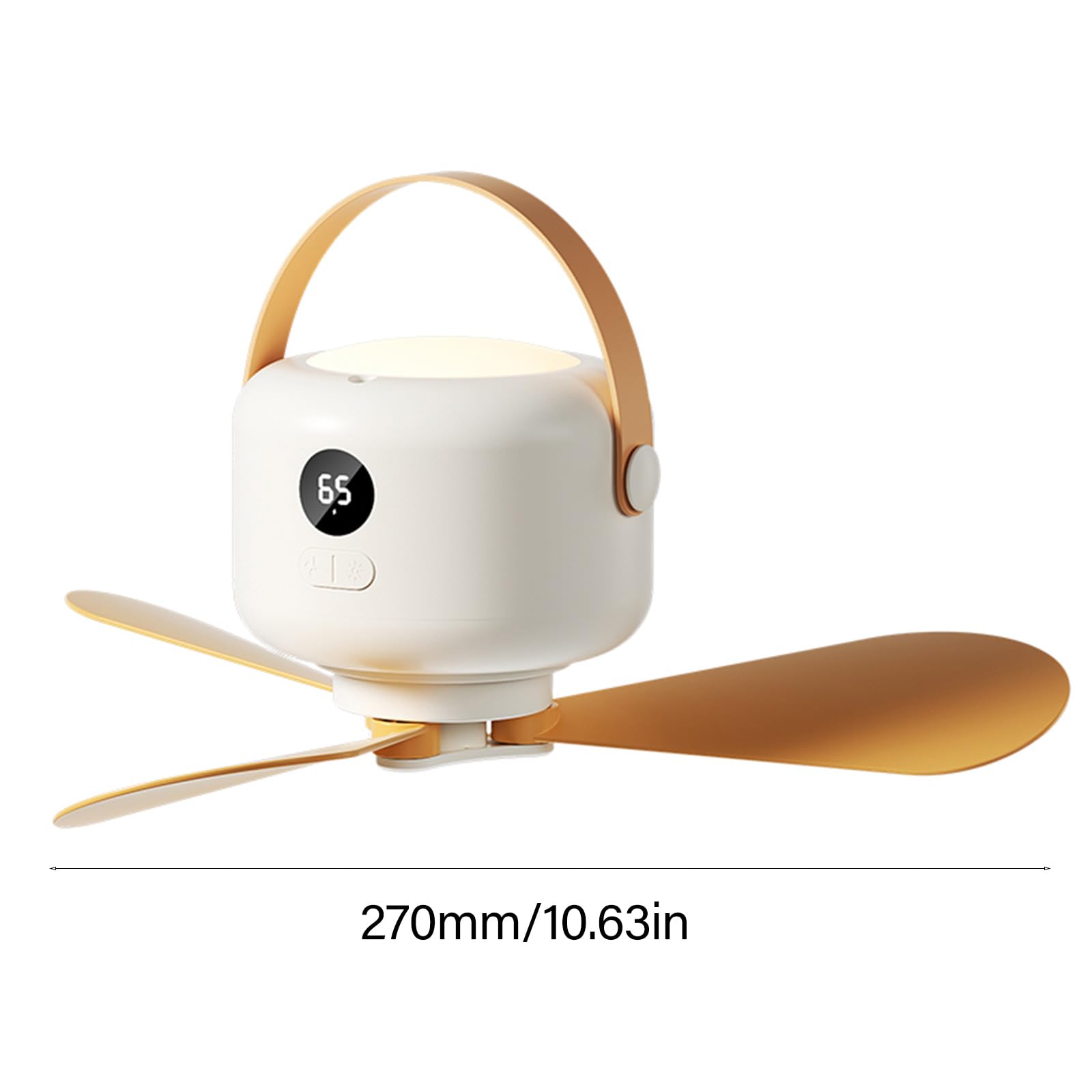 Ventilatore da soffitto staccabile foglie 3600mAh 7200mah batteria telecomando illuminazione regolabile per tende da campeggio all'aperto ventilatore tenda da campeggio