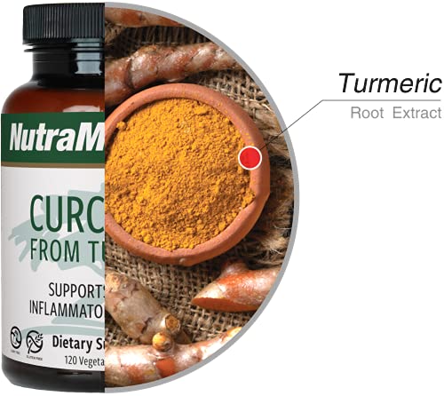Nutramedix Joint Support Bundle - Includes Curcumin From Turmeric And Serrapeptase Enzyme Support Capsules For Joint Support And Healthy Inflammatory Response Support - 2-Piece Supplement Set #TOP2