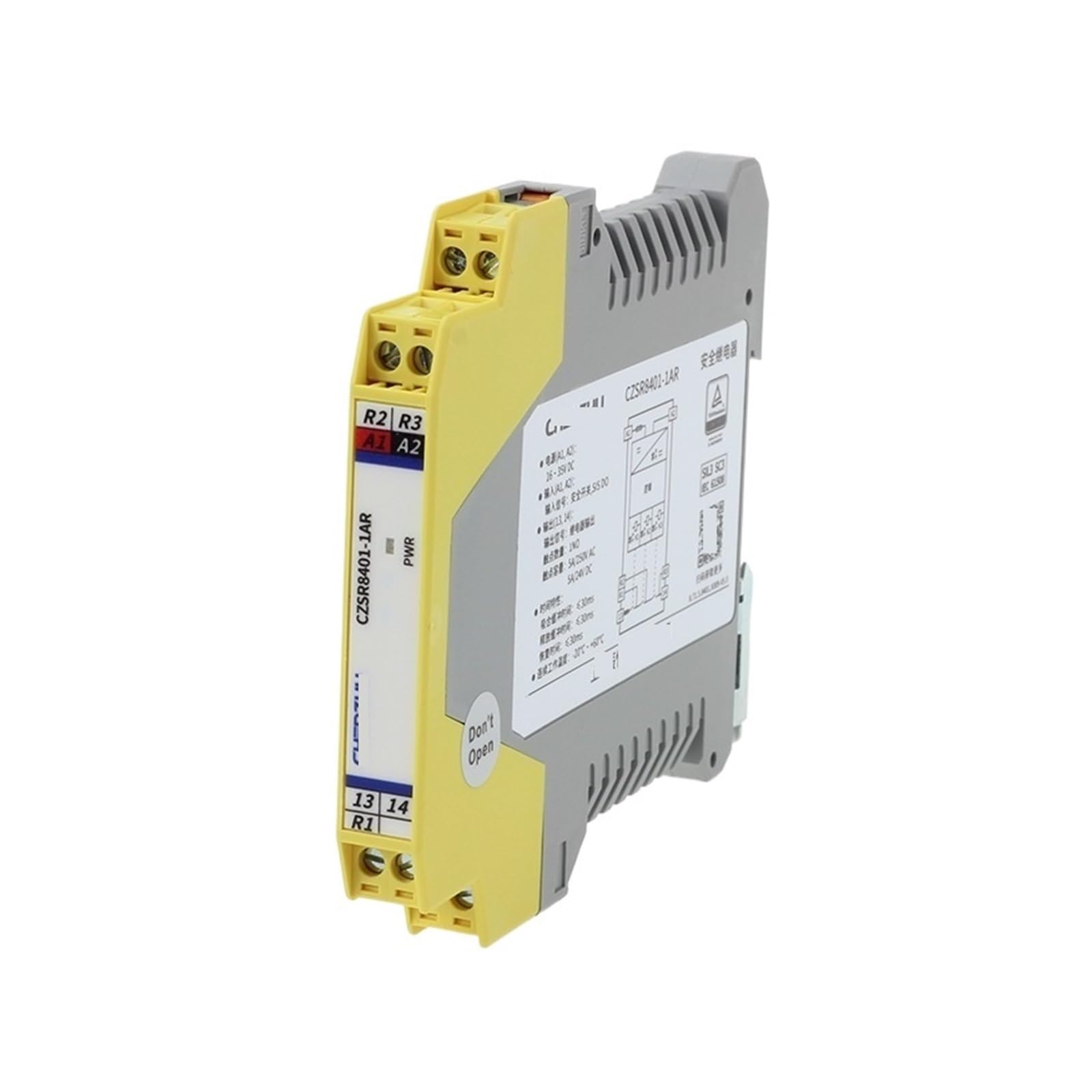 Relé de seguridad CZSR8401-1AR módulo de control para evitar fallos mecánicos 2