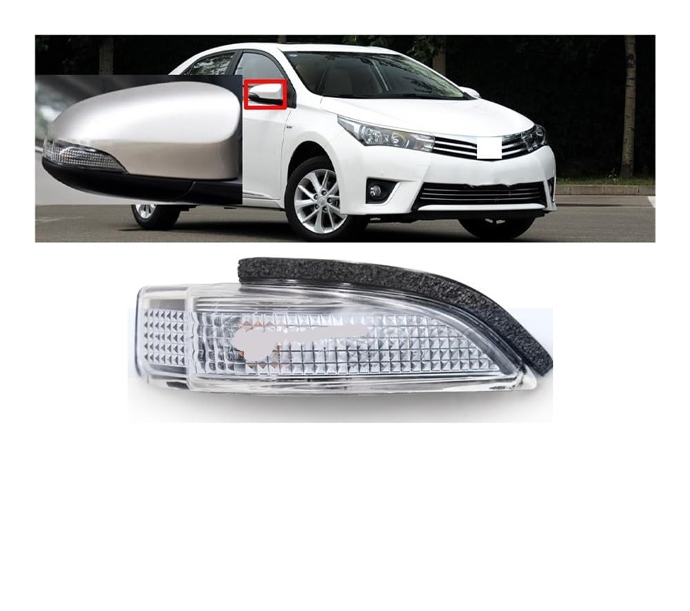 Luz espejo retrovisor Corolla 2014-2016 soluciona fallo de intermitente 6