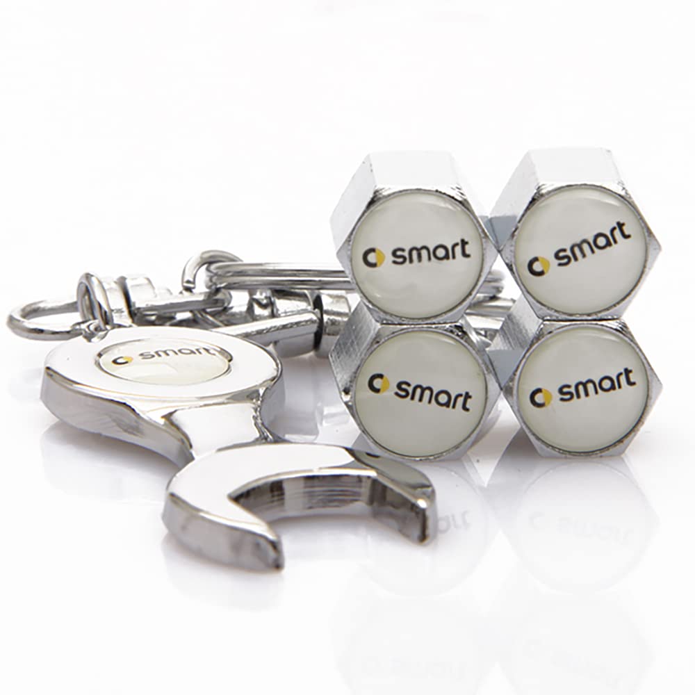 4 Pcs Tyre Valve Caps, for smart Corrosion Resistant Leak-Proof Valve Stem Cover Dust Caps Car Tire Accessories