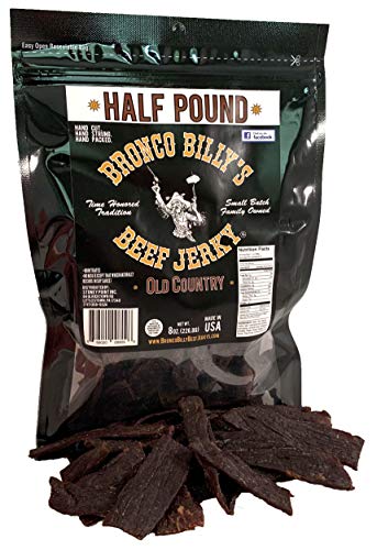Bronco Billy's Beef Jerky Old Country Half Pound Bag