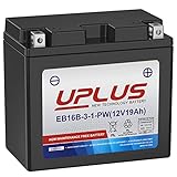 Replacement Battery YB16CL-B 12V 19AH UPLUS EB16B-3-1 Maintenance Free Batteries for Jet Ski Personal Watercraft UTV ATV