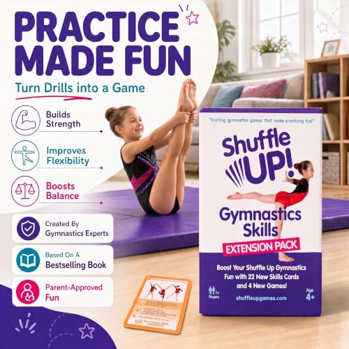 Shuffle Up Gymnastics Skill Pack - 22 Skills, Gymnastic Equipment for Girls - image 2