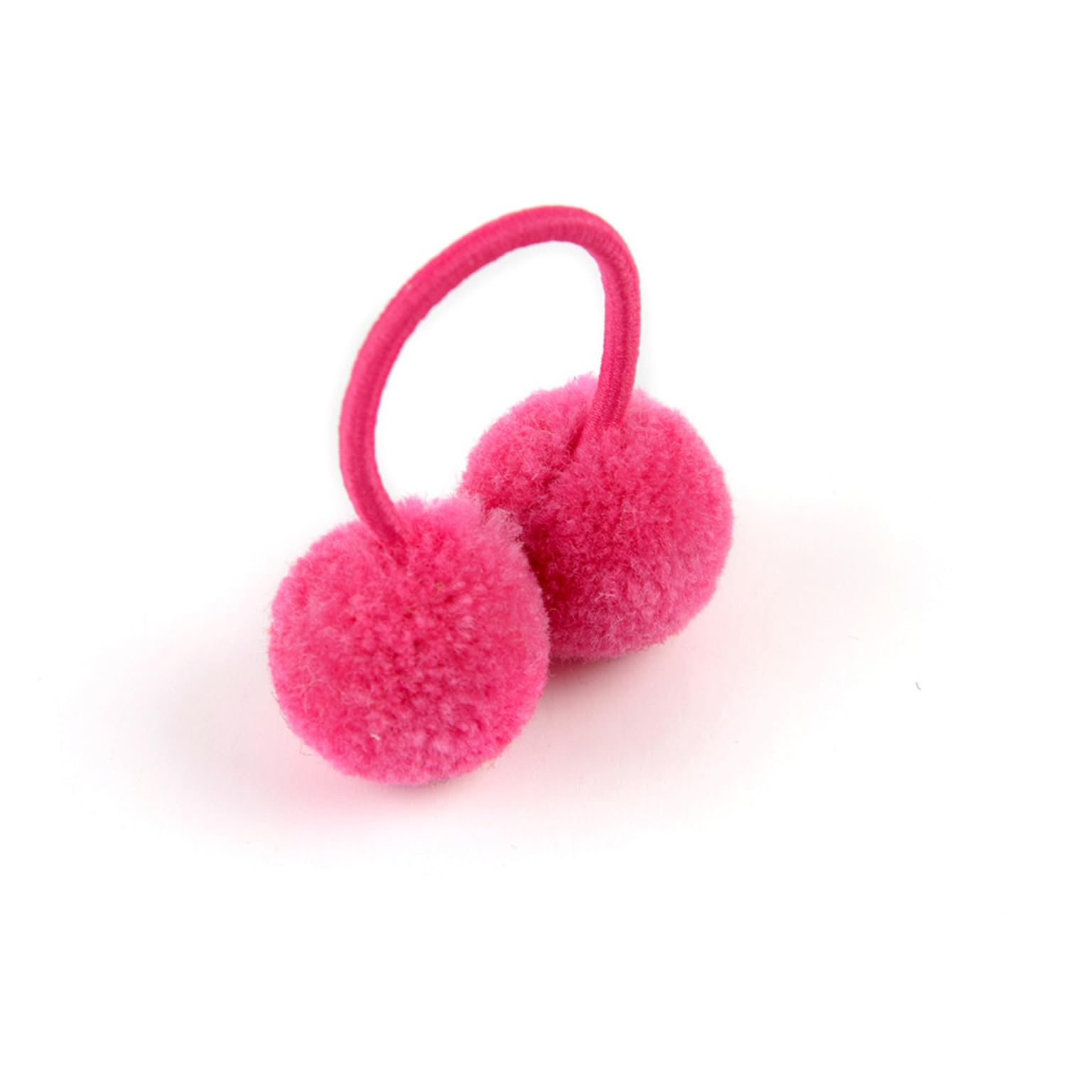 30 lazos para el pelo con pompones para bebés, elásticos suaves, accesorios para el cabello para bebés y niñas (color claro)