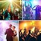 Moving Head LED 150W 3-in-1 Beweglicher Scheinwerfer 3-Achse Discolicht DMX512 Stage Licht RGBW Strobe Effekt für Party Familie Hochzeit Geburtstag