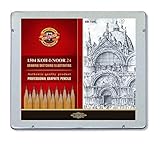 Caja de 24 unidades Koh-I-Noor 1504 - Lápices de grafito, 24 unidades