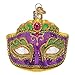 Old World Christmas 36241 Cities, Places and Landmarks Glass Blown Ornaments for Christmas Tree Mardi Gras Mask