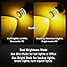 Yorkim 3157 LED Bulb Amber, Turn Signal Bulb Yellow, Bright 3156 3457A 4057 4157 LED Light for Front Rear Turn Signal Light Blinker DRL Marker Parking Lights, Pack of 2