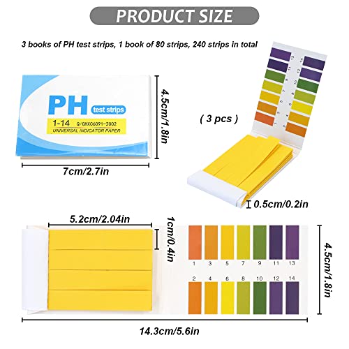 Bande de test de pH universelle 1-14 pour analyse eau sol et acide base - 2