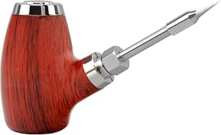 Cordless Soldering Iron Portable Soldering Iron Kit with Adjustable Temperature, Welding Solder Soldering Iron Kit for Electronics, Cordless Rechargeable Soldering Iron Tool (Red)