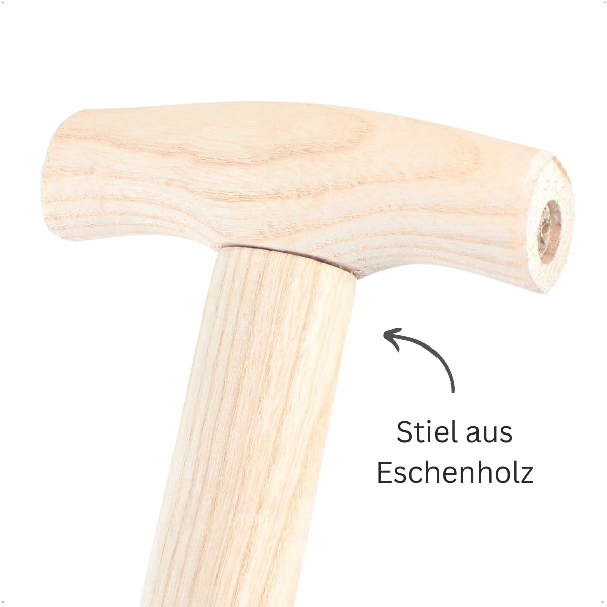Bauspaten aus Stahl mit T-Stiel 95cm Gartenspaten mit Trittkante