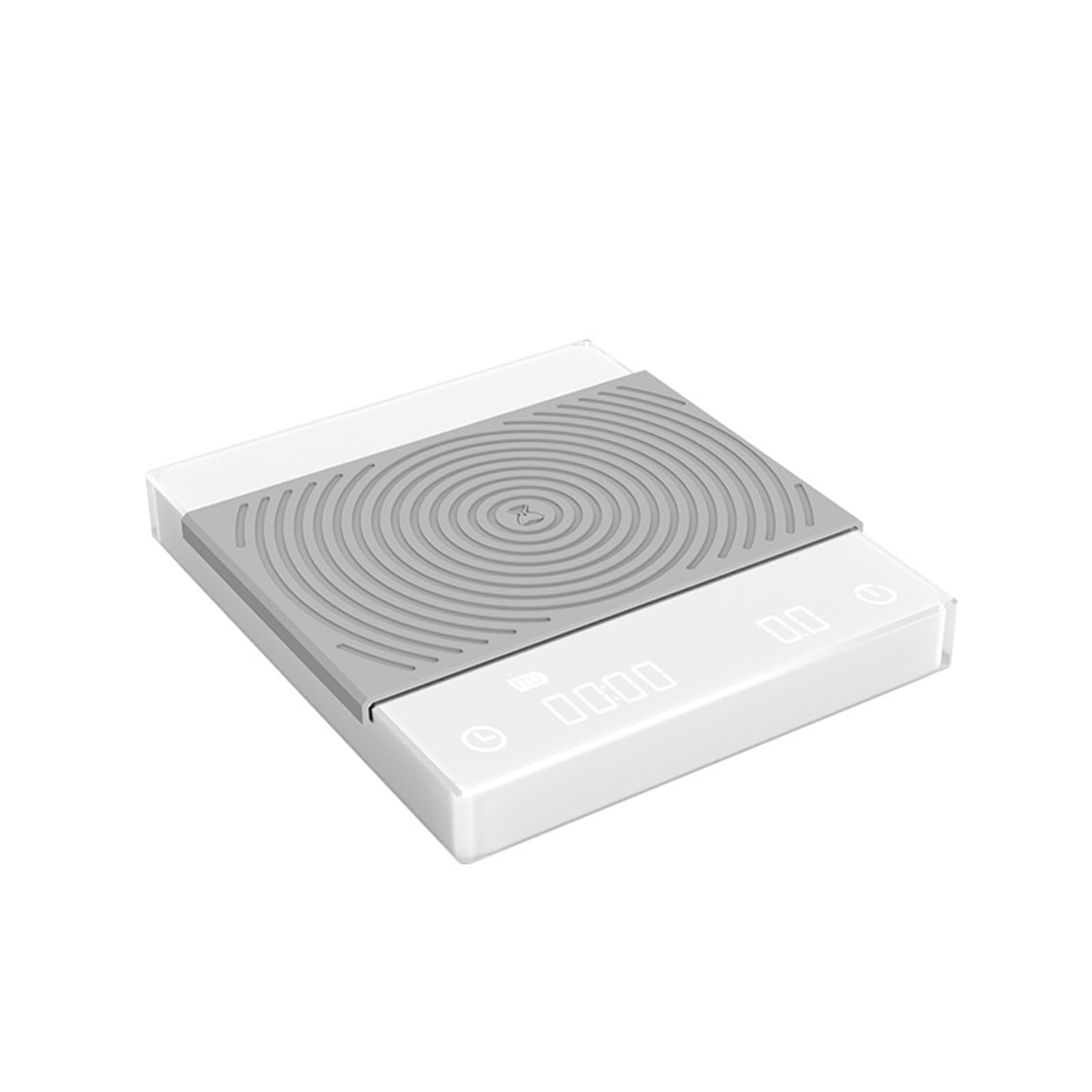 Balance Digitale, Balance à café et expresso, balance électronique avec minuterie automatique, balance de cuisine 0.1g / 2kg(Zwart)