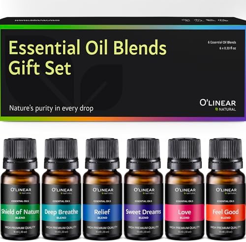O'linear Essential Oils 6 Blends Set - Perfect for Humidifiers an...