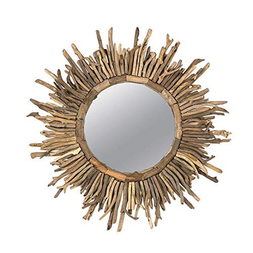 Creative Co-Op Driftwood Sunburst Mirror
