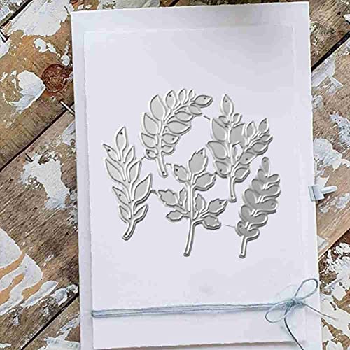 Matrizes de corte de moldura de tira de folhas para fazer cartões, matrizes de corte de borda de ren