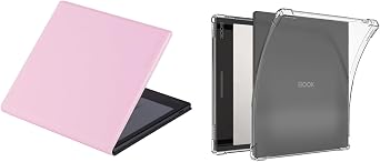 Case for 7" Onyx Boox Tablet Go Color 7/Boox Page e-Reader - Magnetic Cover with Auto Sleep/Wake + Lightweight Flexible Soft Back Clear Cover