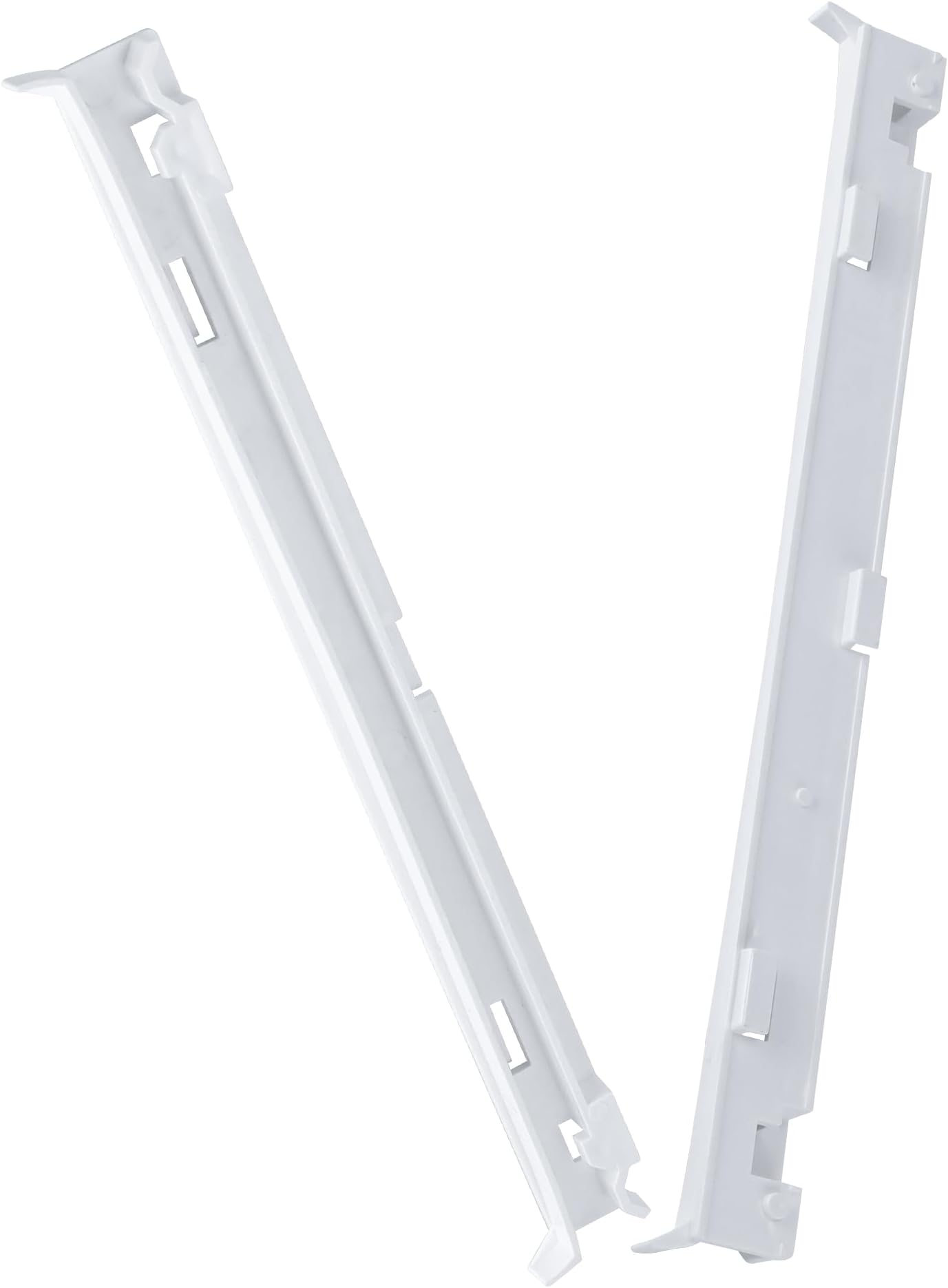 2223320 Refrigerator Drawer Slide Rail Replacement for Whirl-Pool Refrigerator Fetechmate wp2223320 Track Refrigerator Crisper Drawer Slide Rail Replace 1016208 AH869557 EA869557 PS869557-2-Pack
