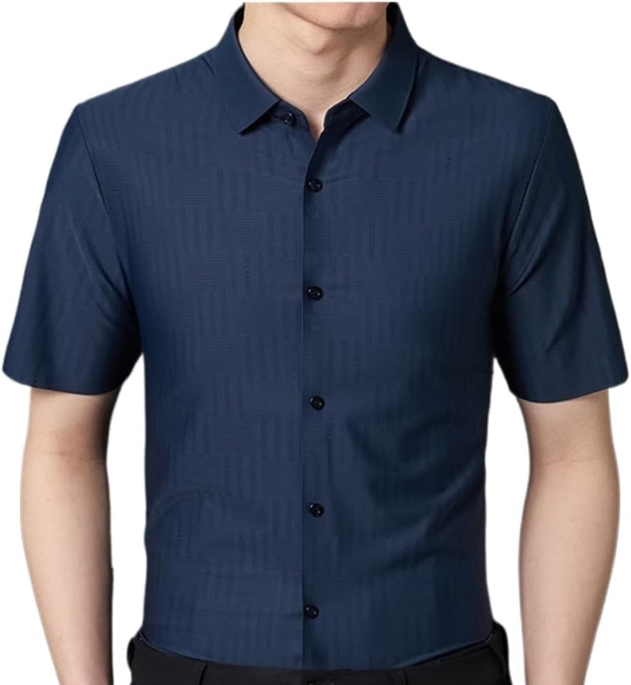 Casual Wear Shirt for Men Men's Seamless Short Sleeve Shirt for Men