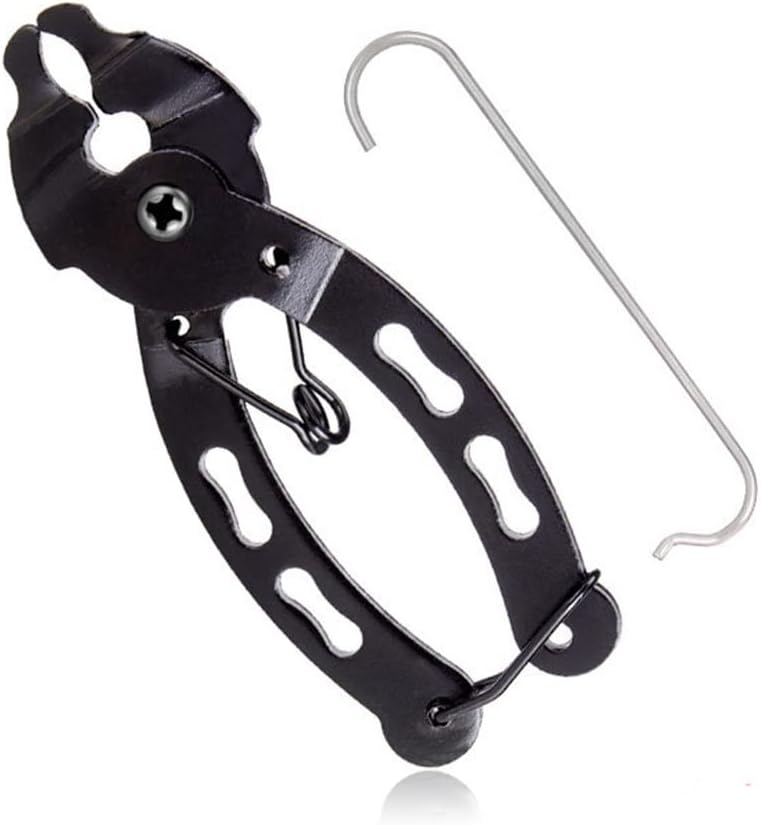 tieedhfu Alicates para cadena de bicicleta de montaña, alicates antideslizantes reutilizables profesionales ergonómicos portátiles, herramienta de reparación de actividades al aire libre