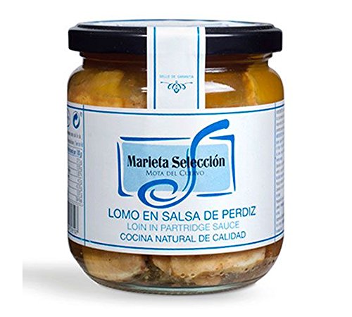 Lomo en salsa de perdiz loncheado