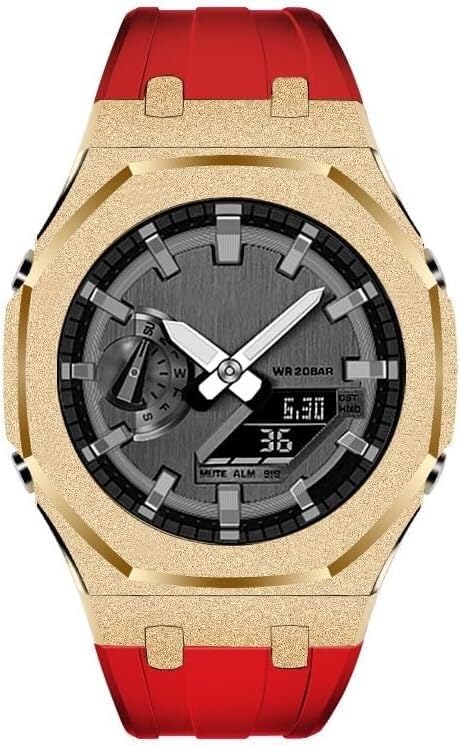Bracelet de montre en caoutchouc et boîtier GA2100 kit de modification
