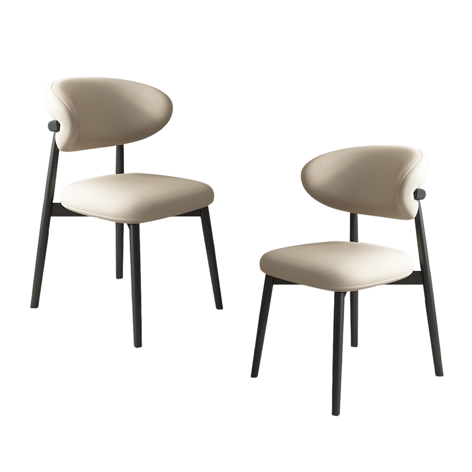 JSLJDM Dining Chairs Set of 4,Modern Dining Chairs with Thick Cushions,Kitchen Dining Room Chairs with Wooden Legs,Dining Chair for Kitchen, Living