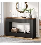 Tribesigns Modern Console Table, 55-Inch Wood Entryway Table with Storage, Narrow Long Sofa Table...