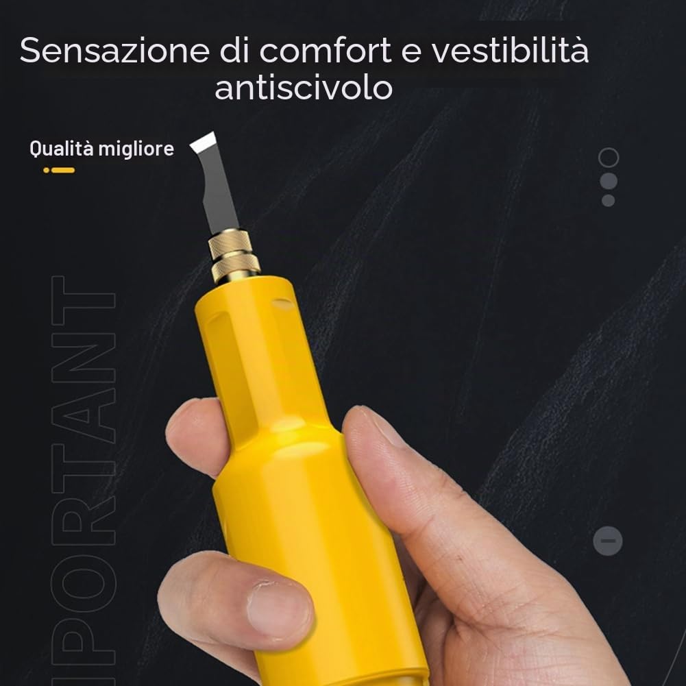 Set di Coltelli da Intaglio Elettrici da 40W, per Mobili, Carpenteria, Coltello da Intaglio per Radici, Utensile, Scultura, Cinzel di Carpentiere, Legno