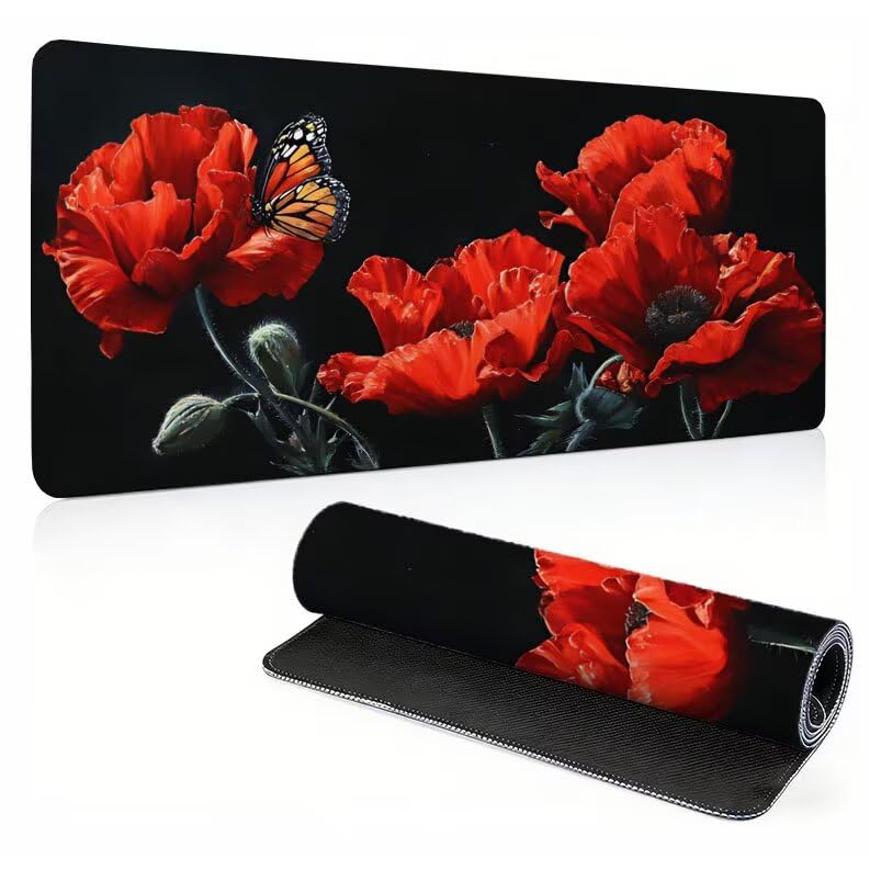 Alfombrilla de ratón extendida de 4 mm que evita deslizamientos en el escritorio negro