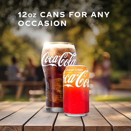 Coca-Cola Orange Cream Soda, 12 oz. cans (Pack of 12) image 5