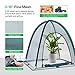VIVOSUN Garden Netting Cover, 36 x 36 x 39 Inch Pop-up Guard Cover with Zip Entry for Plants, Vegetables, Fruits, Outdoor Run and Enclosure for Small Animals, 2-Pack, Green