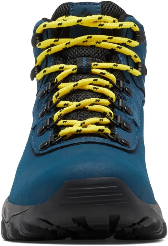 Columbia Men's Newton Ridge Plus II Waterproof Hiking Boot Shoe, Petrol Blue/Black, 12