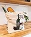 Lazy One Canvas Tote Bag, Novelty Tote Bag for Women and Men, Reusable Shopping Bags, Perfect for Shopping, Travel and Work (Wine Down)
