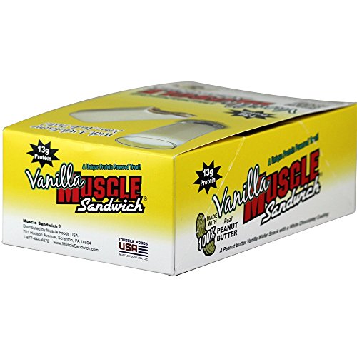 Barra Muscle Sandwich Vainilla 12 unidades miniatura 1