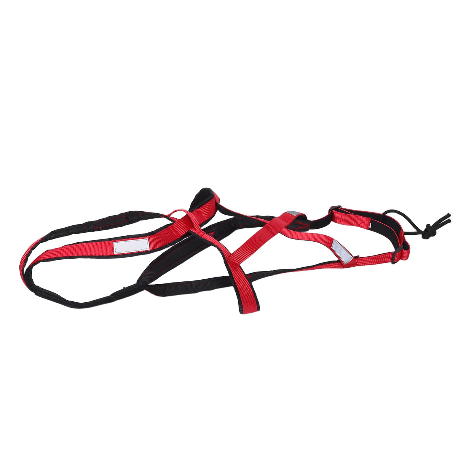 Arnés Ajustable para Perros de Trineo XXL Rojo, Chaleco de Nailon Resistente con Tiras Reflectantes para Correr y Tirar, Arnés para Perros Grandes de Ejercicio y Mushing