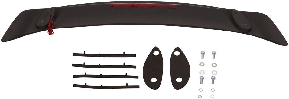 Trunk Spoiler Compatible with 2007-2011 Toyota Camry, JDM Style Matte Black ABS Added On Rear Lip Wing by IKON MOTORSPORTS, 2008 2009 2010