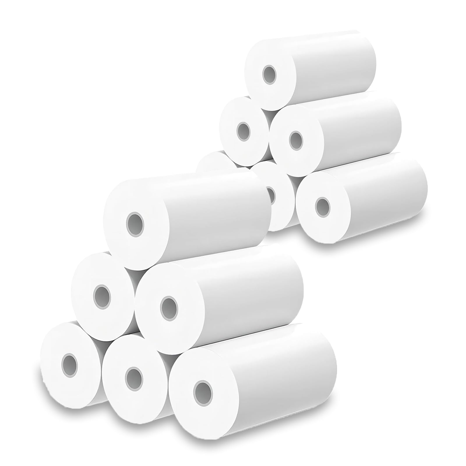 12 Rollos Recarga de Papel de Impresión, 700 × 3cm Mini de Papel de Impresión, para Cámaras de Impresión Instantánea, Impresora Fotográfica Móvil