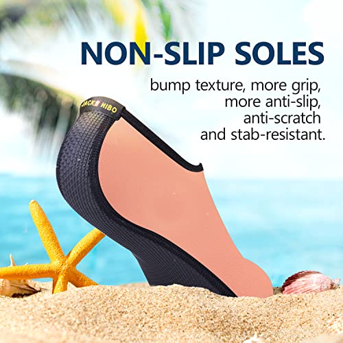 Image of JACKSHIBO Water Shoes for Women Men Quick-Dry Swim Shoes Beach Water Socks