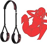 Sex Tie Up Women Sex Handcuffs Blindfold Bondage Restraints Set for Adults Couples Sex Bed Straps Neck to Wrist Sex Rope Ties Down Sex Toys for Women's Pleasure Sex Games Hoodies, Black V9s1