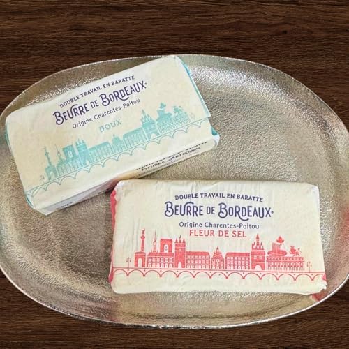 qGlobal Wishru[ h {h[ OXtFbh o^[ 125g×2 (/L) y①ztX {h[Y Grassfed Butter Les Beurres de Bordeaux (Unsalted/Salted Fleur